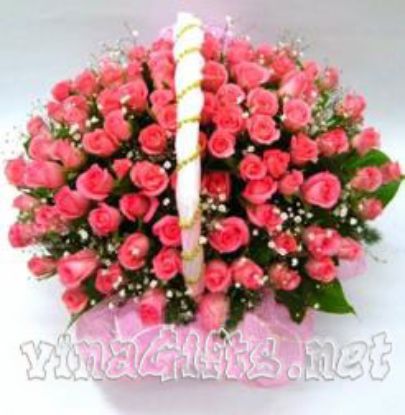 Picture of VNG-RO-Basket99Pinkroses