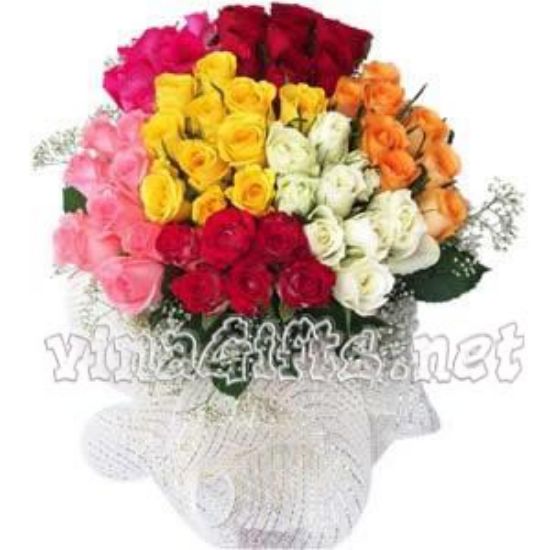 Picture of 3VNG-RO-60mixedRoses
