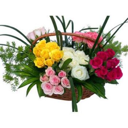 Picture of VNG-BD-Mixed rose-basket8