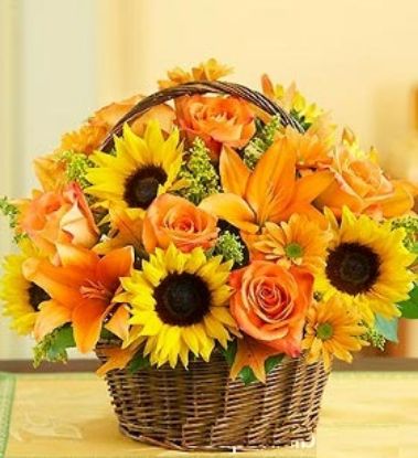 Picture of VNG-RO-SunFlowersBasket097