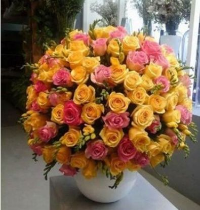 Picture of VNG-BD-20170610 -A LARGE OF 99 MIXED ROSES AND MORE.